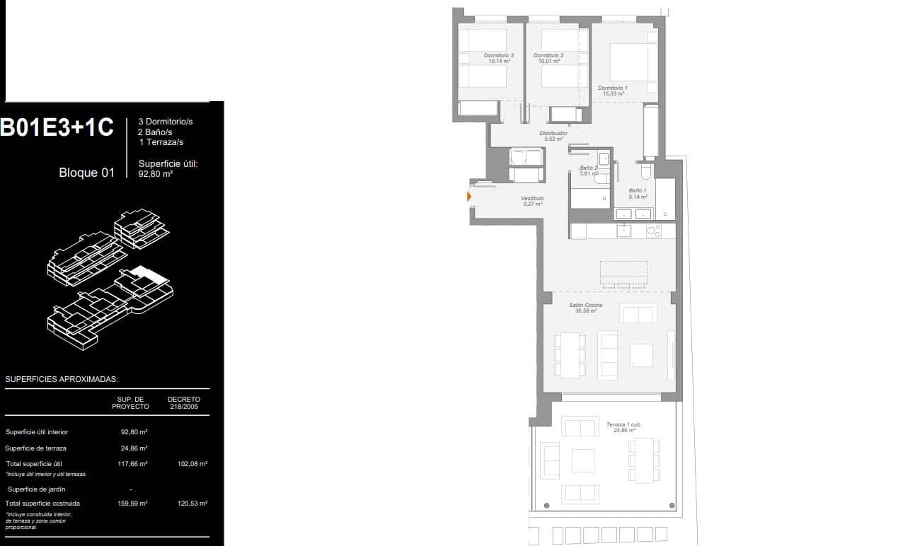 3 sypialnia Apartament na sprzedaż w Estepona z basenem - 514 000 € (Ref: 9639486)