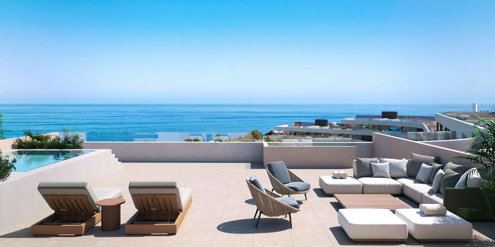 2 soverom Penthouse til salgs i Manilva med svømmebasseng - € 545 000 (Ref: 9761961)