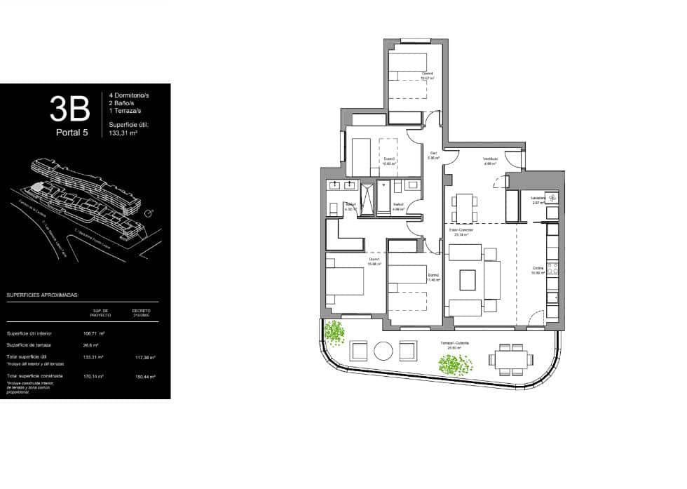 4 sovrum Lägenhet till salu i Torremolinos med pool - 655 000 € (Ref: 9780522)