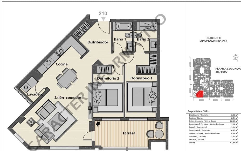 4 makuuhuone Huoneisto myytävänä paikassa Marbella mukana uima-altaan - 505 000 € (Ref: 9783134)