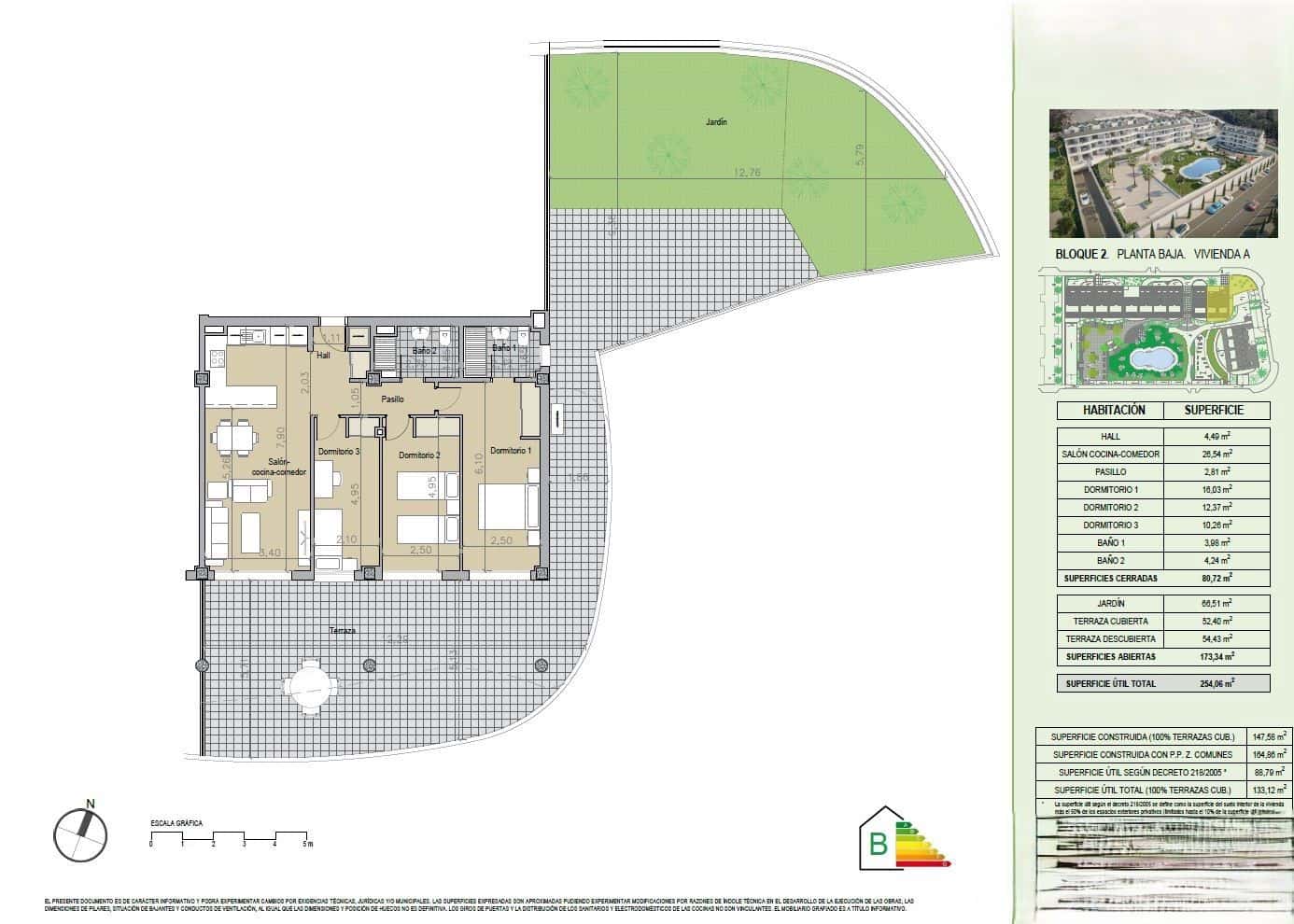 3 sovrum Lägenhet till salu i Benalmadena med pool - 524 000 € (Ref: 9806456)