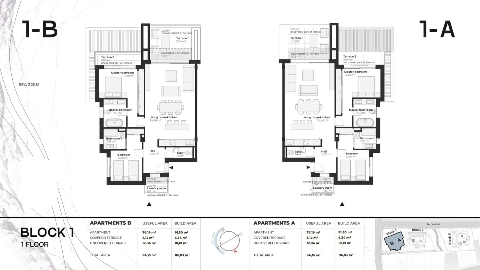 2 bedroom Apartment for sale in Buenas Noches with pool - € 570,000 (Ref: 9868568)