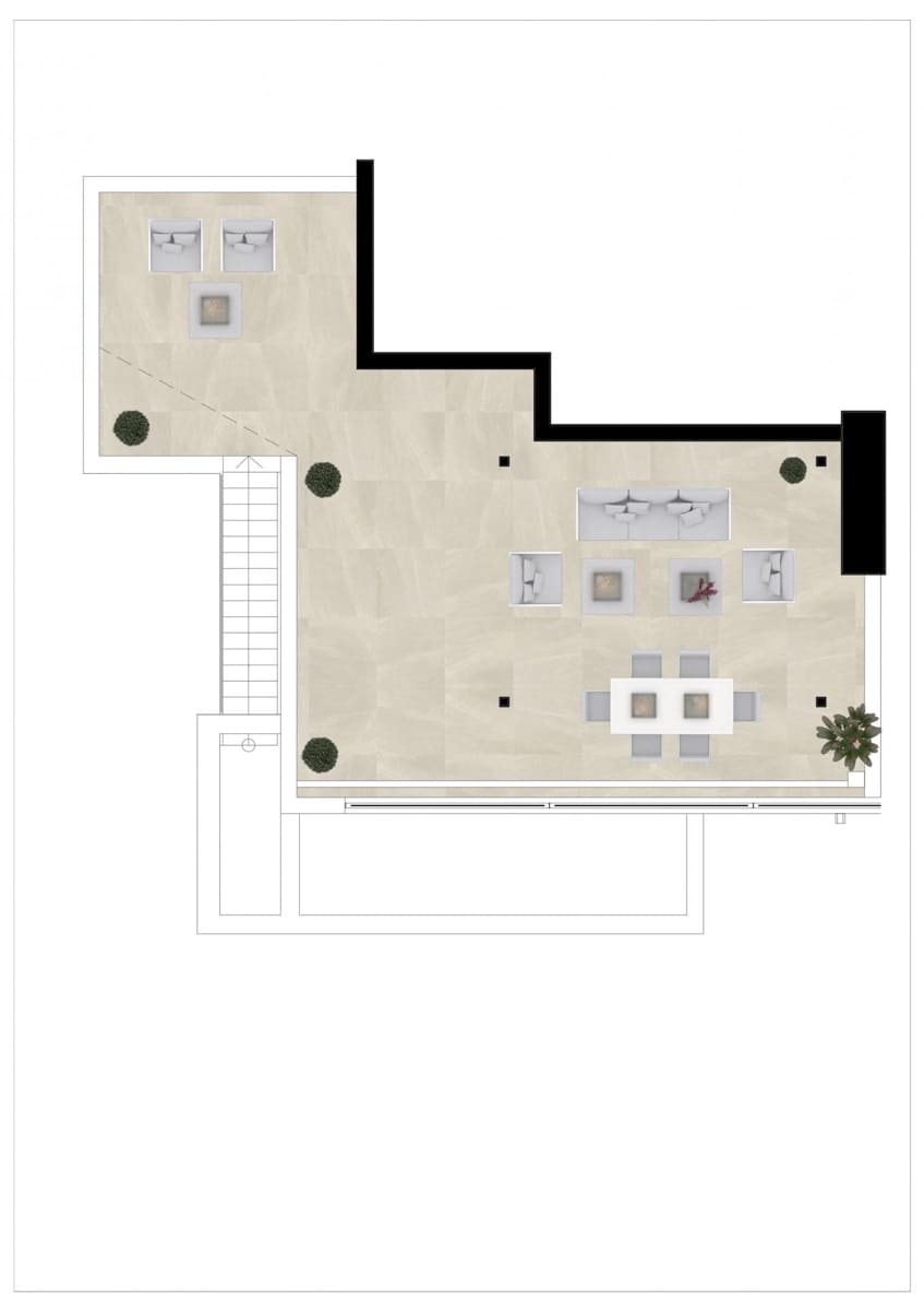 3 soveværelse Penthouse til salg i Mijas med swimmingpool - € 640.000 (Ref: 9873491)