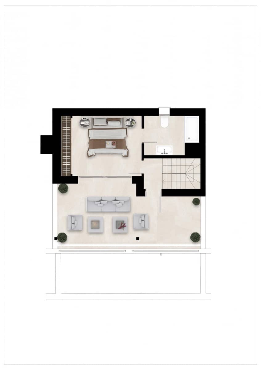 3 soverom Penthouse til salgs i Mijas med svømmebasseng - € 505 000 (Ref: 9876398)
