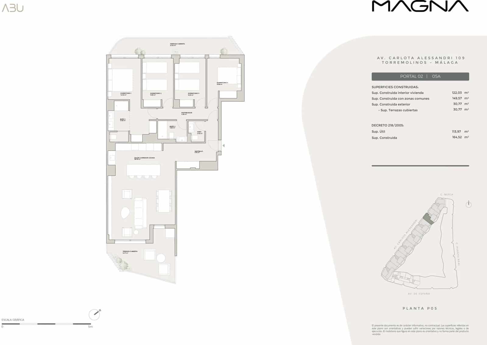 4 chambre Penthouse à vendre à Torremolinos avec piscine - 1 016 000 € (Ref: 9900360)