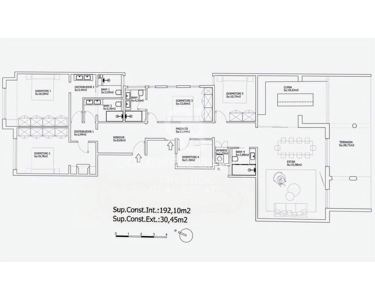 4 sypialnia Mieszkanie na sprzedaż w Miasto Barcelona - 2 000 000 € (Ref: 9579030)