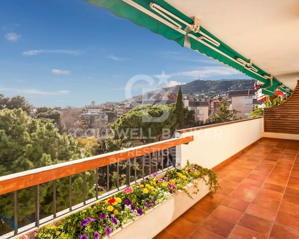 6 Zimmer Wohnung zu verkaufen in Pedralbes, Barcelona Stadt mit Garage - 2.200.000 € (Ref: 9579036)