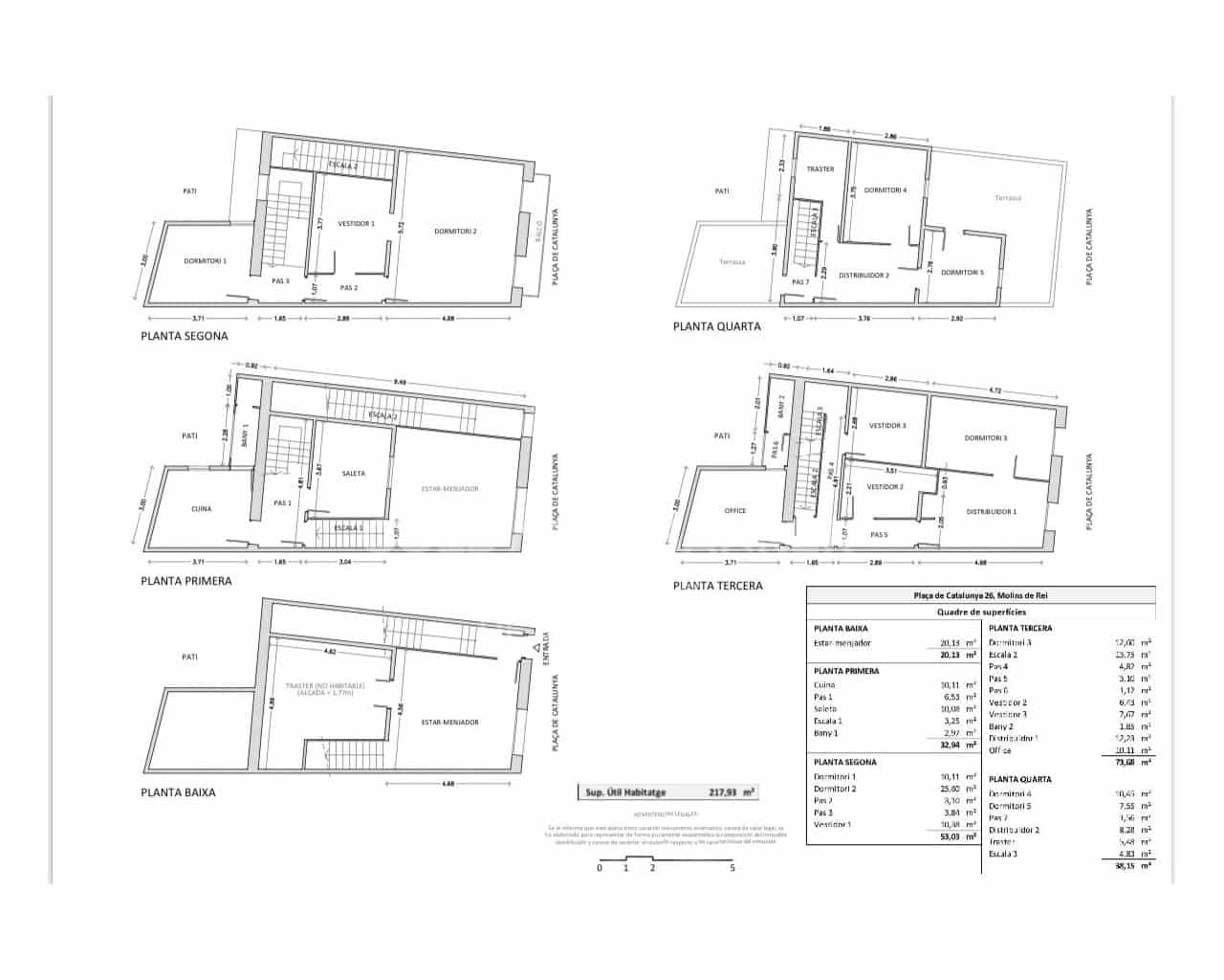 5 quarto Apartamento para venda em Molins de Rei - 450 000 € (Ref: 9579039)