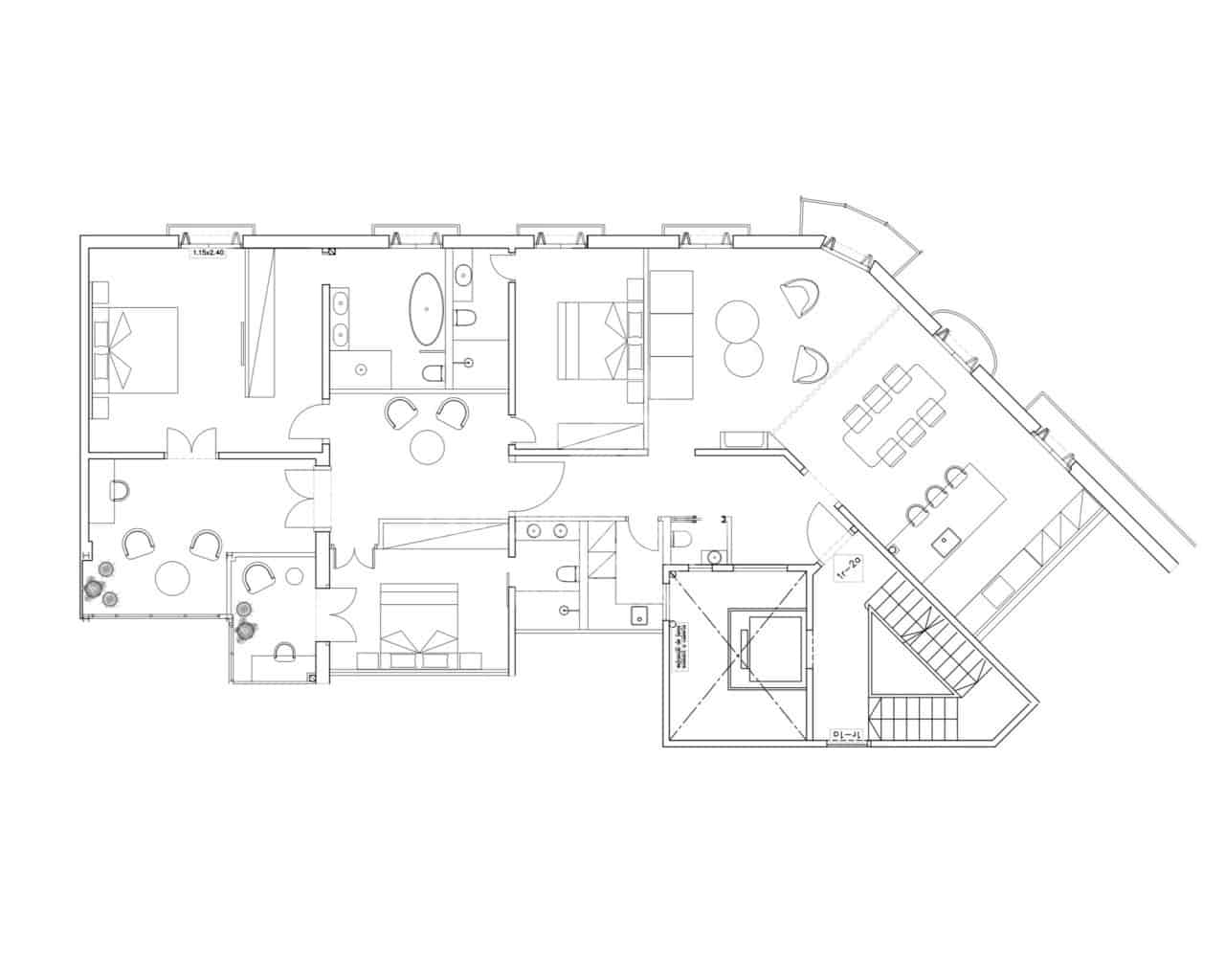 3 sypialnia Mieszkanie na sprzedaż w Miasto Barcelona - 1 850 000 € (Ref: 9579042)