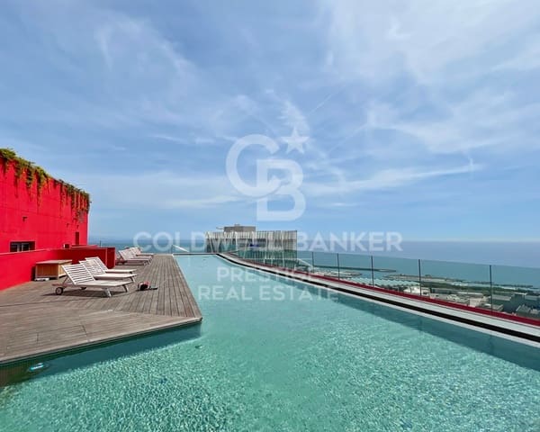 1 quarto Apartamento para venda em Diagonal Mar i El Front Marítim del Poblenou, Barcelona cidade - 1 196 460 € (Ref: 9579050)