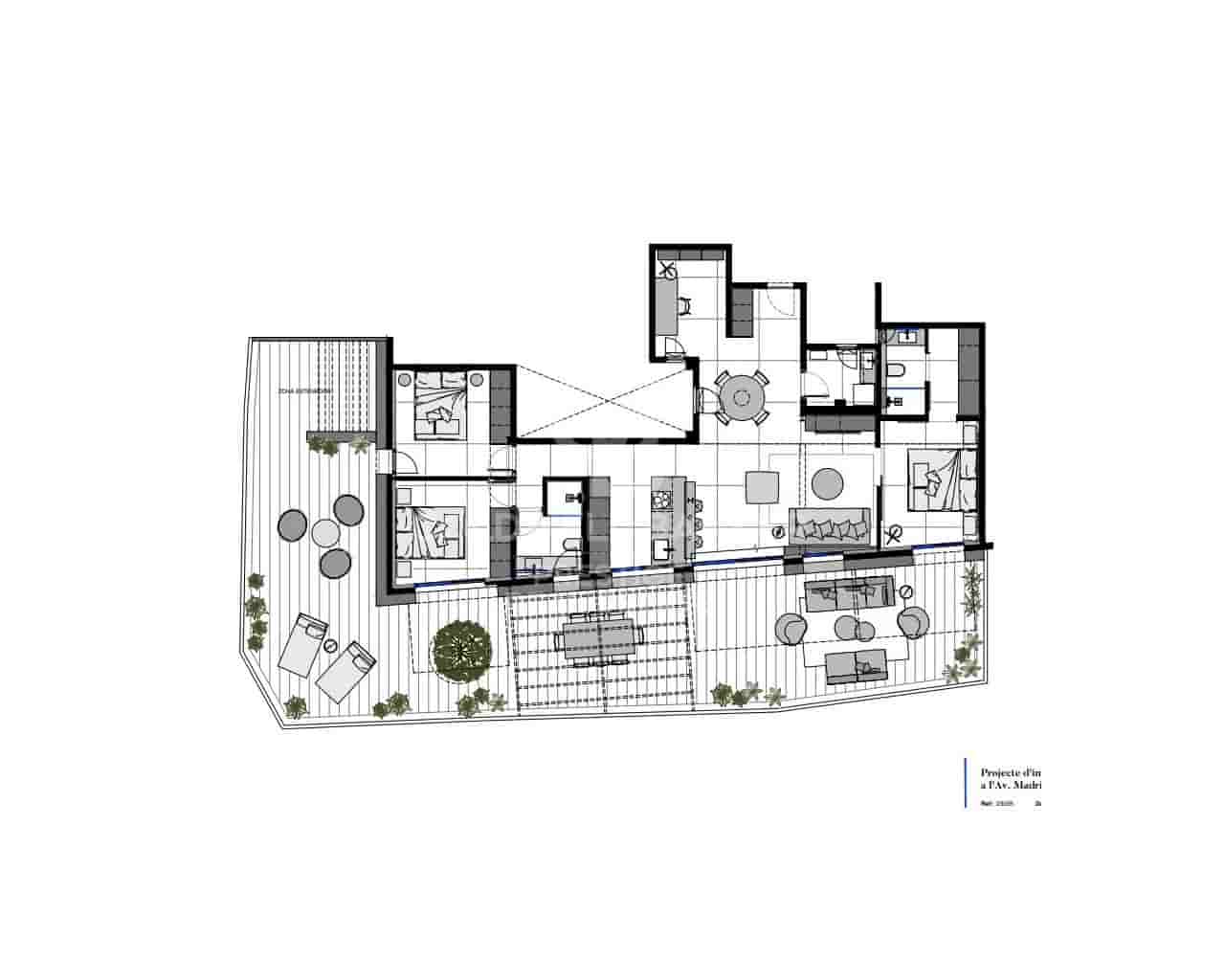 3 sypialnia Penthouse na sprzedaż w Miasto Barcelona z garażem - 1 300 000 € (Ref: 9579063)