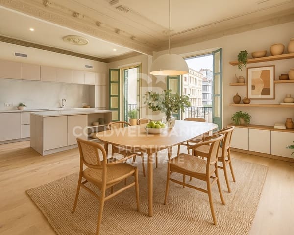 4 bedroom Flat for sale in L'Antiga Esquerra de L'Eixample, Barcelona city - € 1,250,000 (Ref: 9579064)
