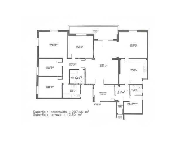 5 quarto Apartamento para venda em Sant Gervasi - Galvany, Barcelona cidade - 1 300 000 € (Ref: 9579076)