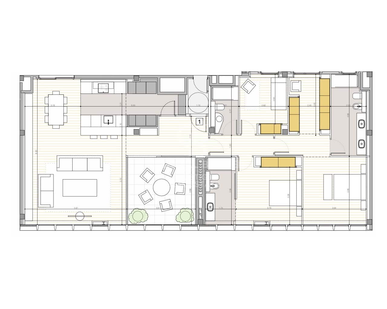 3 Zimmer Penthouse zu verkaufen in Barcelona Stadt mit Garage - 2.050.000 € (Ref: 9579100)