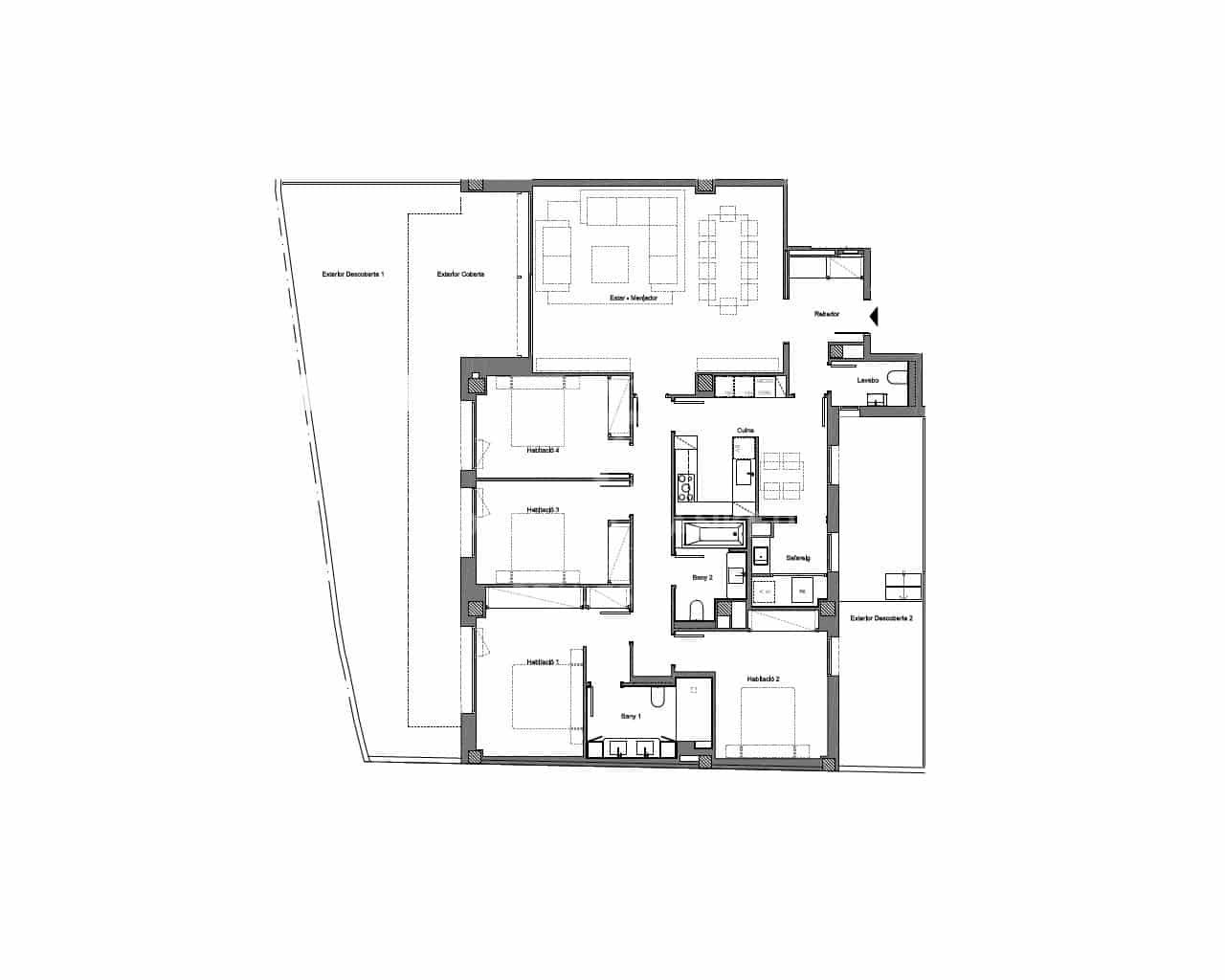 4 bedroom Flat for sale in Barcelona city with garage - € 1,773,000 (Ref: 9579107)