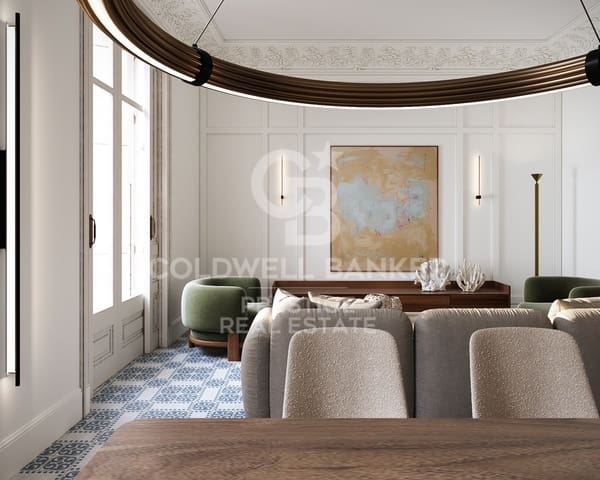 4 chambre Appartement à vendre à La Dreta de L'Eixample, Barcelone ville avec garage - 3 500 000 € (Ref: 9651829)