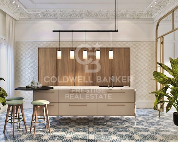 4 chambre Appartement à vendre à La Dreta de L'Eixample, Barcelone ville avec garage - 3 500 000 € (Ref: 9651829)