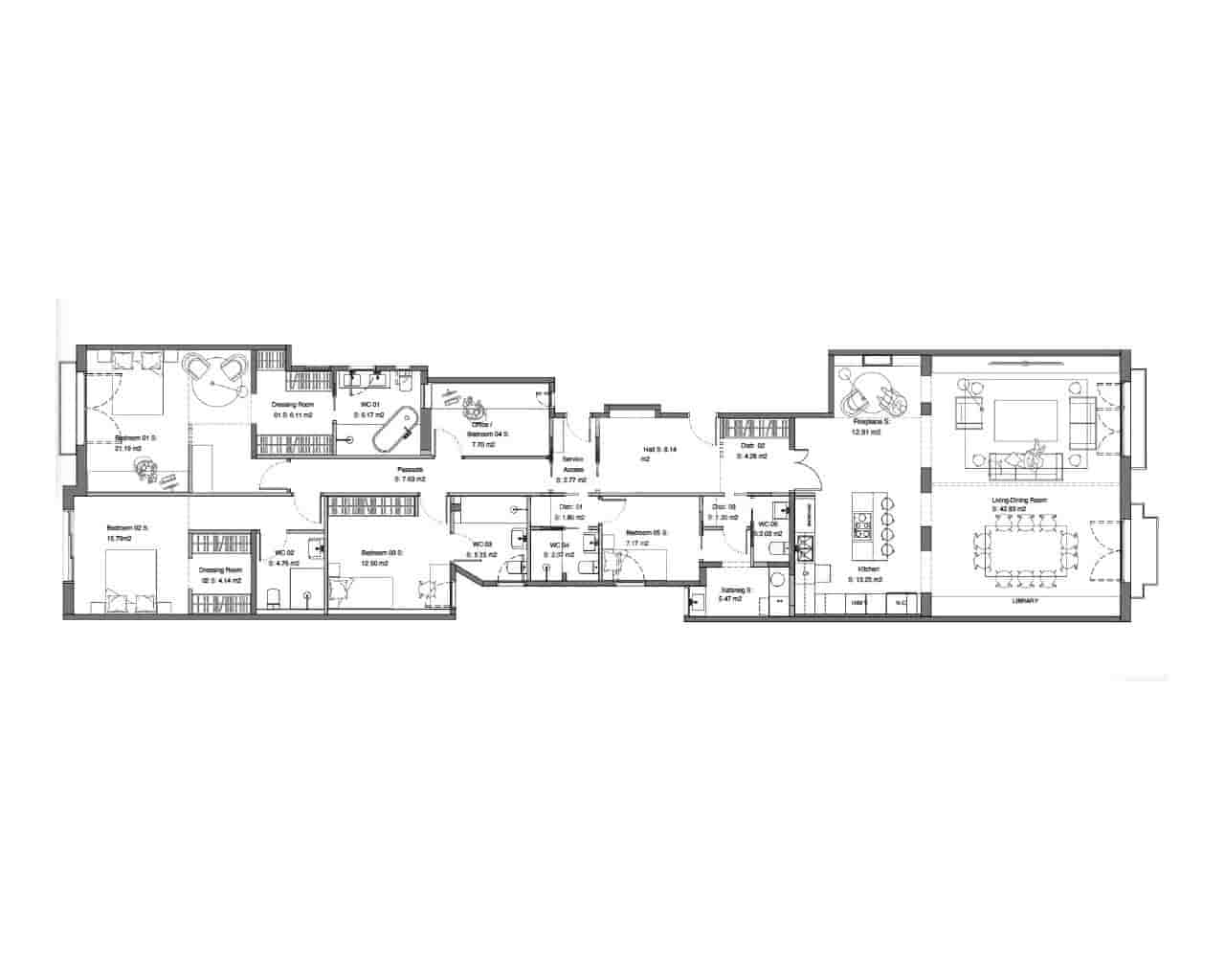 5 bedroom Flat for sale in Barcelona city with garage - € 2,150,000 (Ref: 9690480)