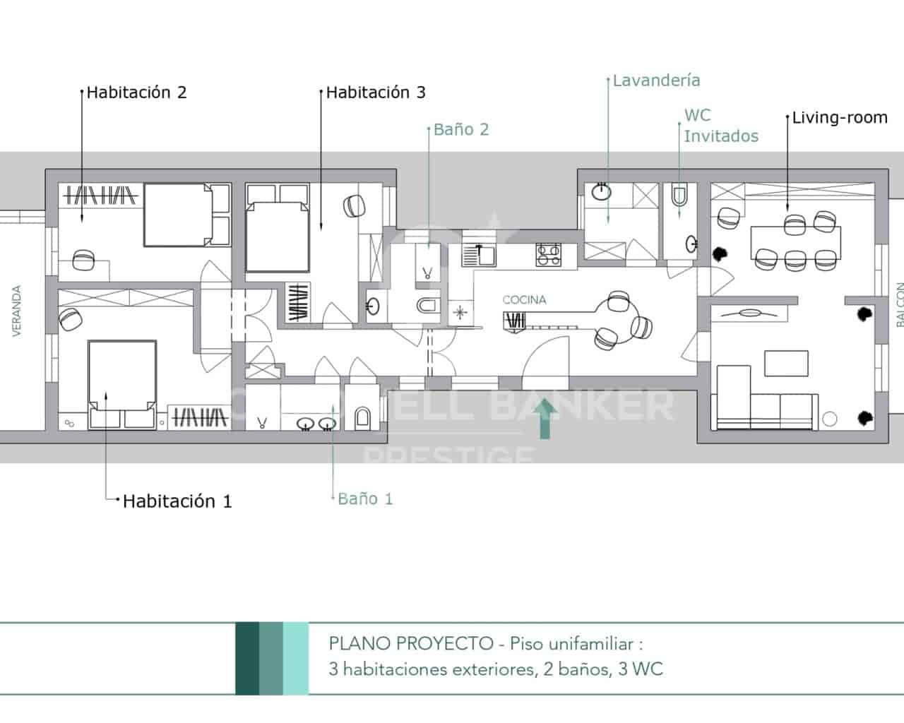 5 bedroom Flat for sale in Barcelona city - € 815,000 (Ref: 9698762)