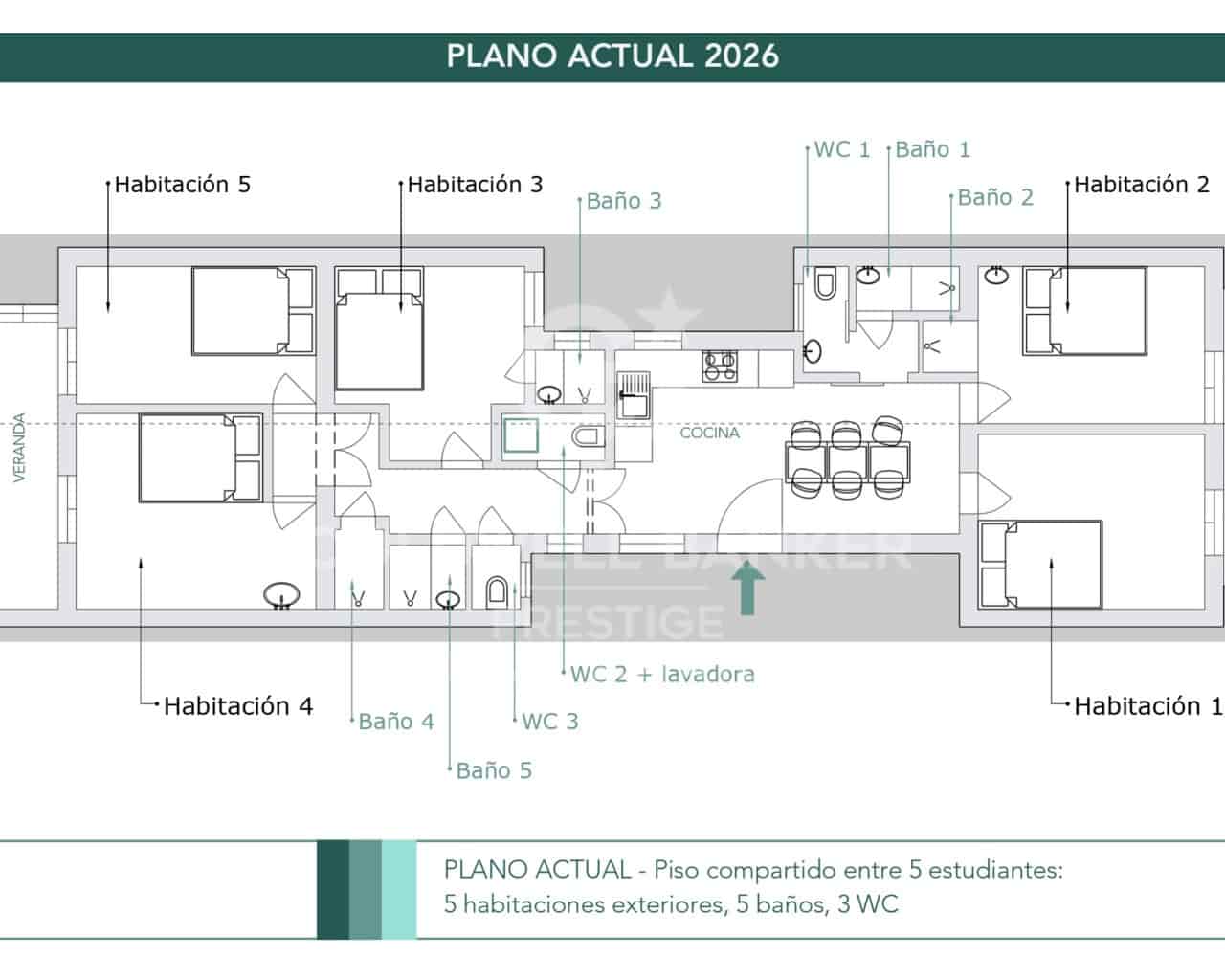 5 bedroom Flat for sale in Barcelona city - € 815,000 (Ref: 9698762)