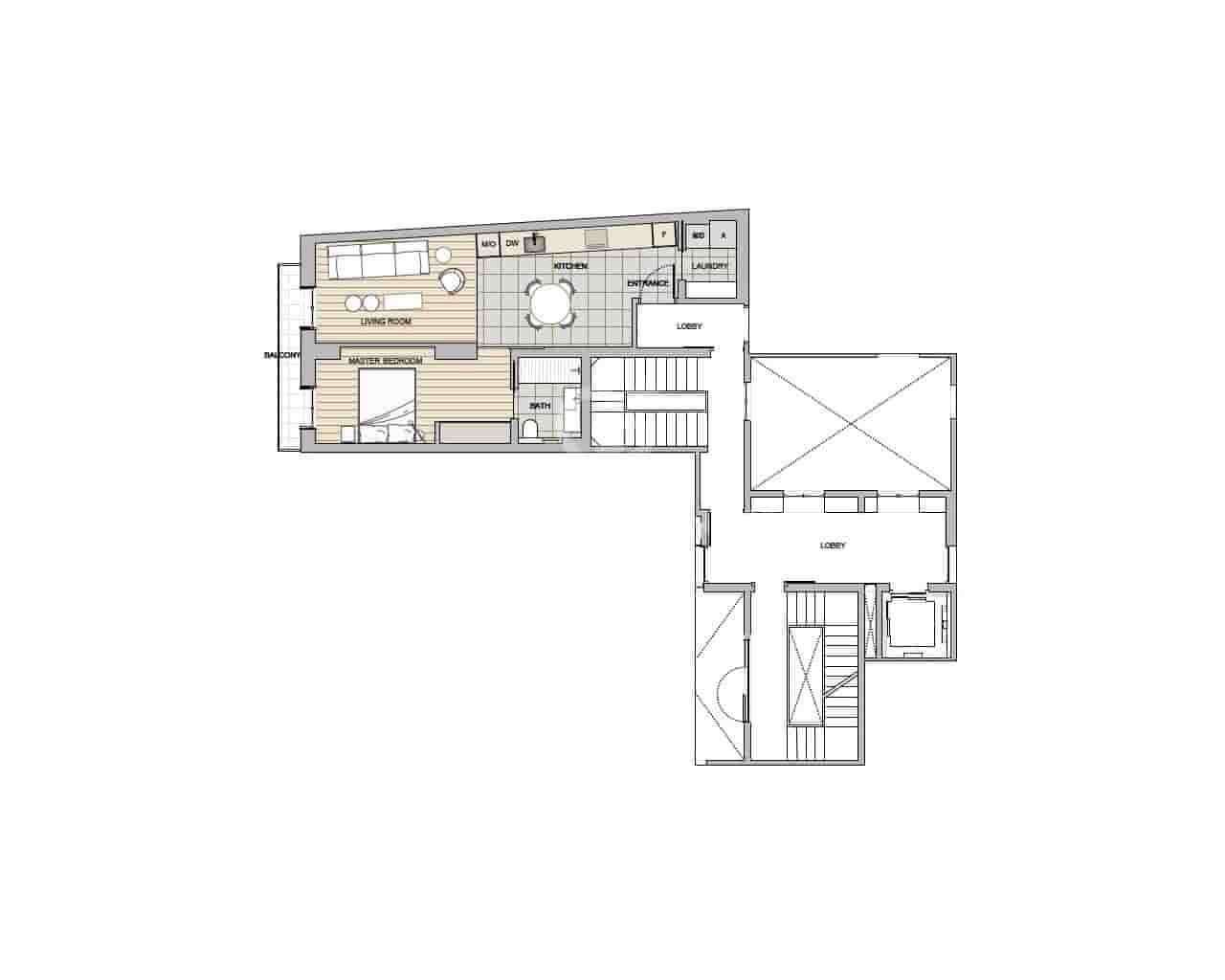 1 bedroom Flat for sale in Barcelona city - € 840,000 (Ref: 9744113)