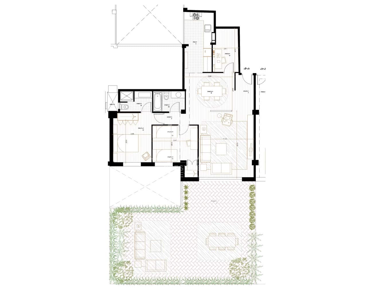 3 chambre Appartement à vendre à Barcelone ville - 730 000 € (Ref: 9772902)