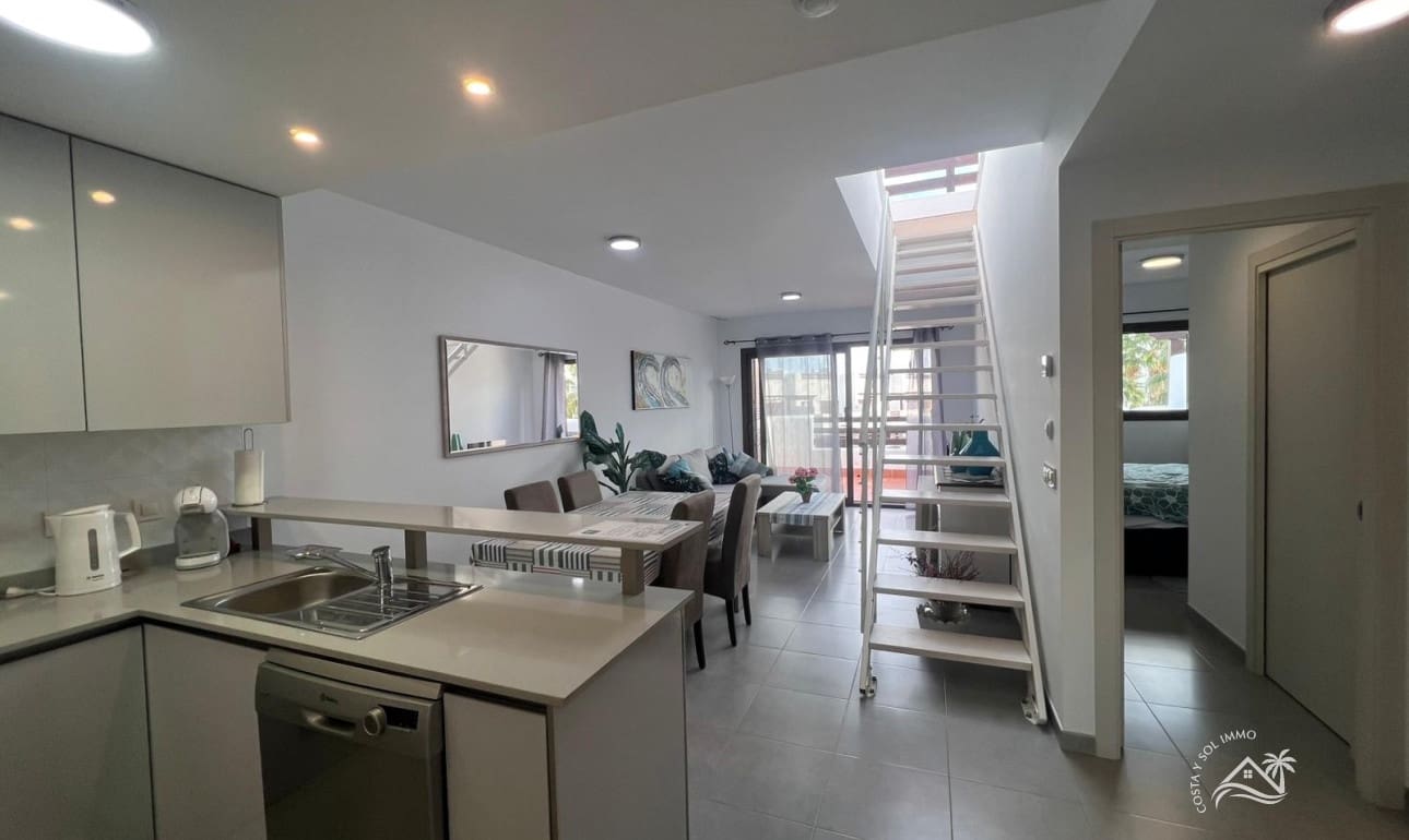 2 chambre Penthouse à vendre à San Juan de los Terreros avec piscine garage - 189 000 € (Ref: 9331426)