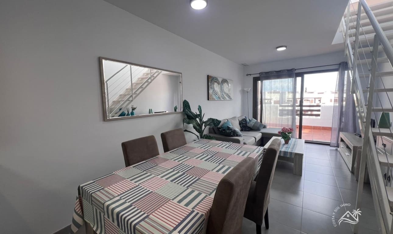 2 chambre Penthouse à vendre à San Juan de los Terreros avec piscine garage - 189 000 € (Ref: 9331426)