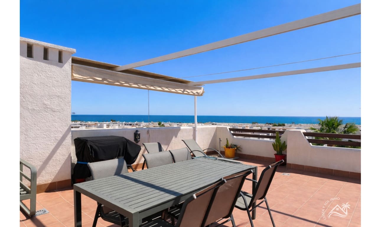 2 soverom Penthouse til salgs i San Juan de los Terreros med svømmebasseng garasje - € 199 000 (Ref: 9753435)
