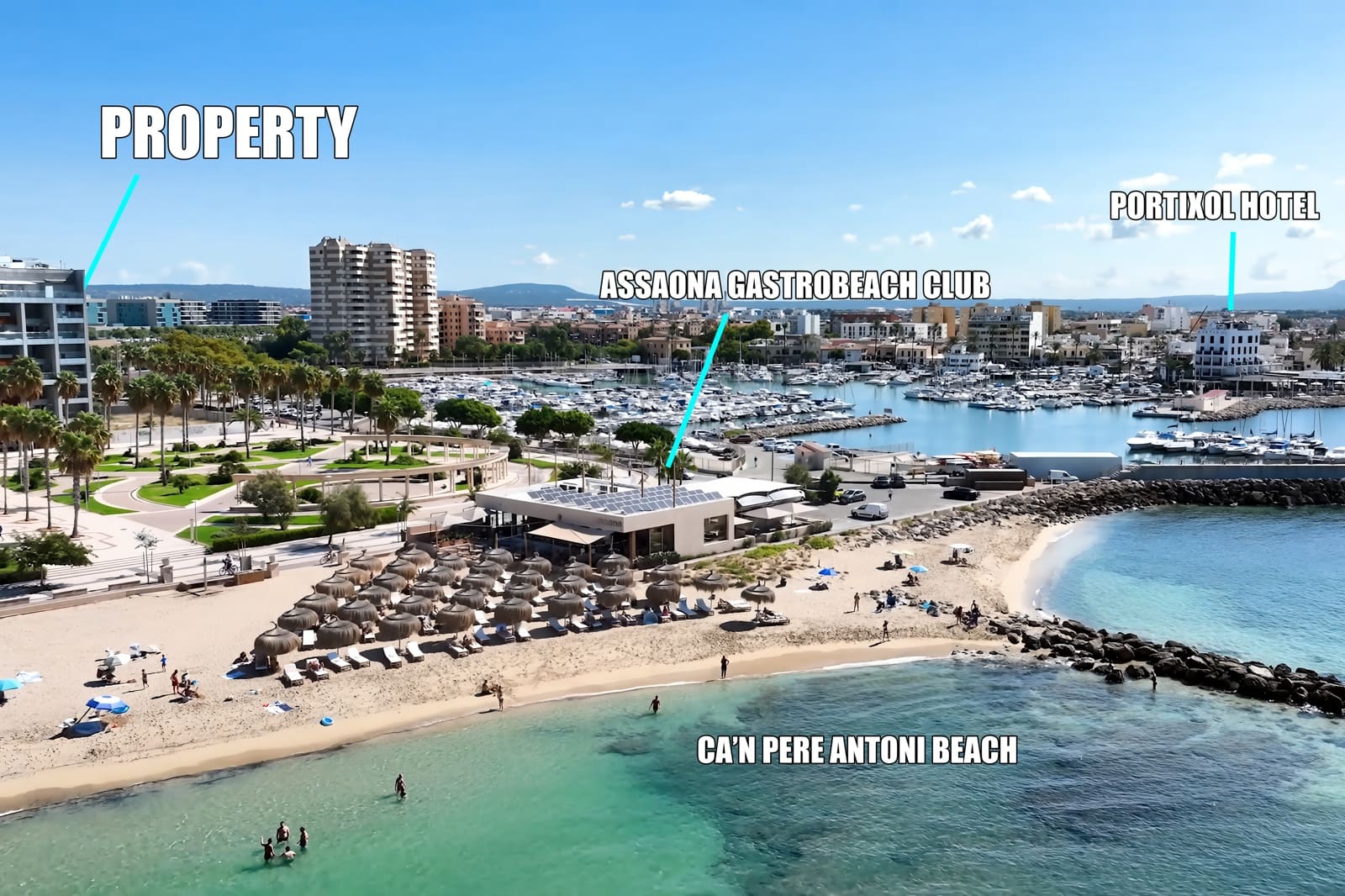 2 quarto Penthouse para arrendar em Palma de Mallorca com piscina garagem - 4 000 € (Ref: 9614294)