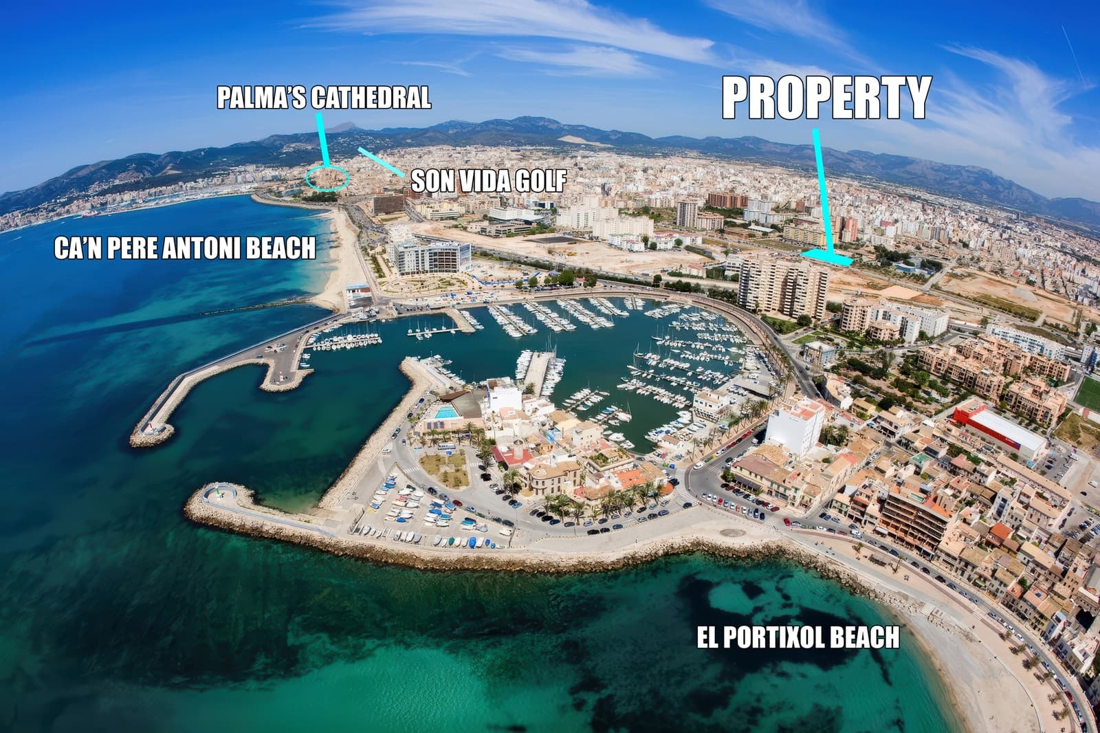 2 quarto Penthouse para arrendar em Palma de Mallorca com piscina garagem - 4 000 € (Ref: 9614294)