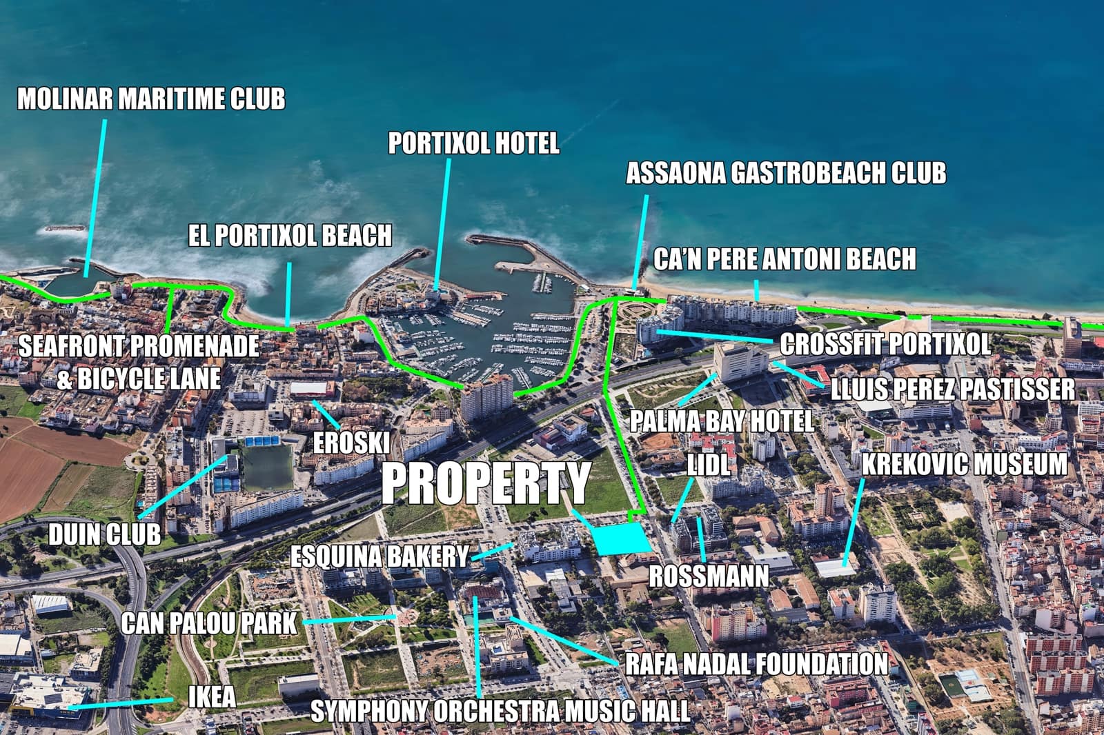 2 quarto Penthouse para arrendar em Palma de Mallorca com piscina garagem - 4 000 € (Ref: 9614294)