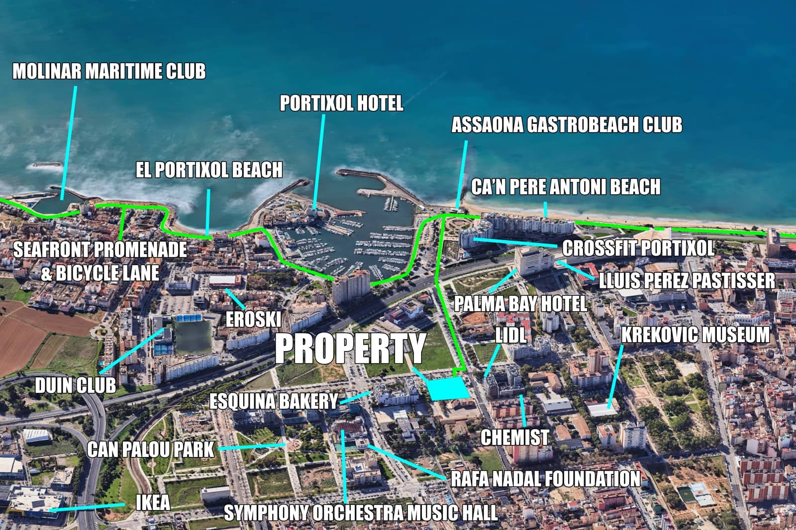 2 bedroom Penthouse for rent in Palma de Mallorca with pool garage - € 4,000 (Ref: 9614294)