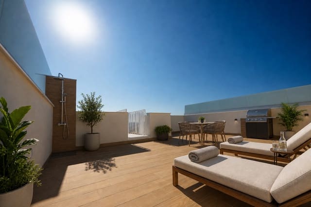 2 makuuhuone Kattohuoneisto vuokrattavana paikassa Nou Llevant, Palma de Mallorca mukana uima-altaan 
autotalli - 4 000 € (Ref: 9614294)
