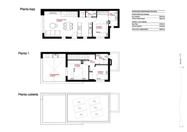 3 soverom Villa til salgs i Daya Nueva med svømmebasseng garasje - € 317 000 (Ref: 8945075)
