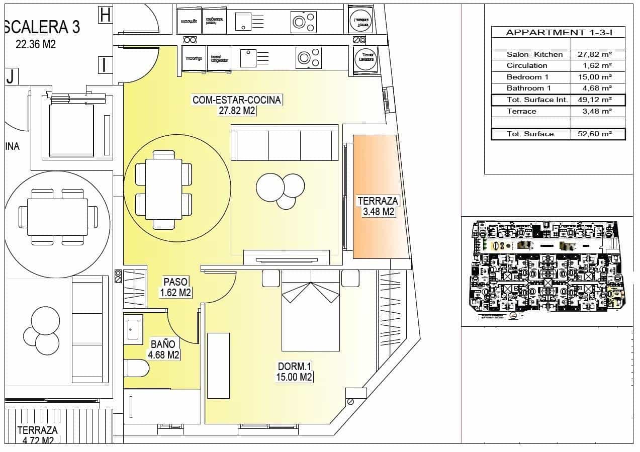 1 quarto Apartamento para venda em San Miguel de Salinas com piscina - 125 000 € (Ref: 9626387)
