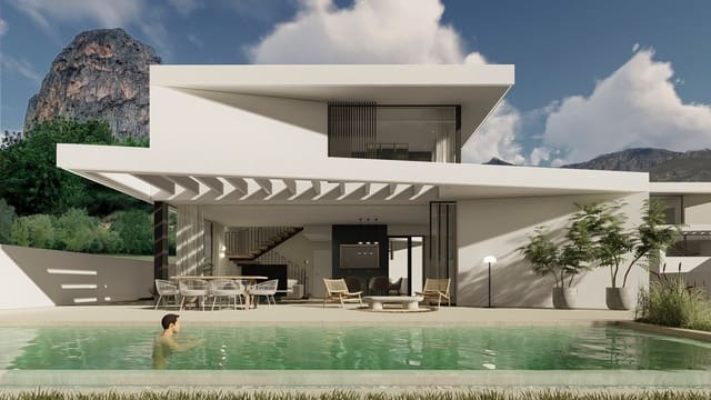 Chalet de 4 habitaciones en Polop en venta con piscina garaje - 765.000 € (Ref: 10172825)