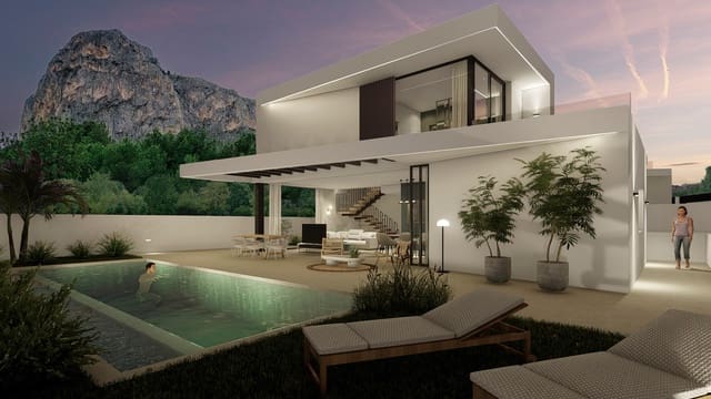 Chalet de 4 habitaciones en Polop en venta con piscina garaje - 765.000 € (Ref: 10172825)