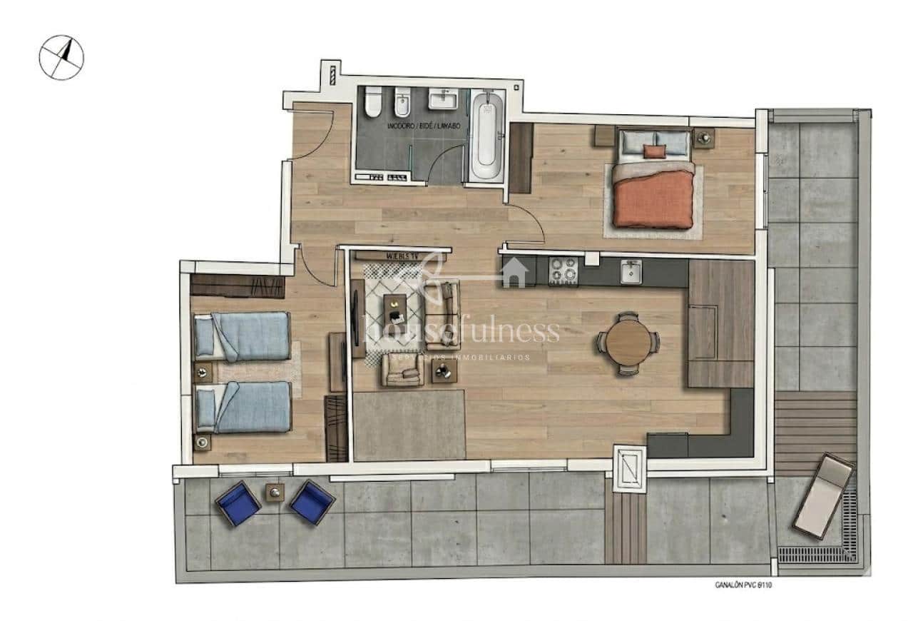 2 soverom Strandleiligheter til salgs i Ares med garasje - € 234 900 (Ref: 9218881)