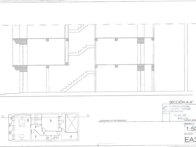 4 bedroom Flat for sale in Ferrol - € 140,000 (Ref: 9246371)
