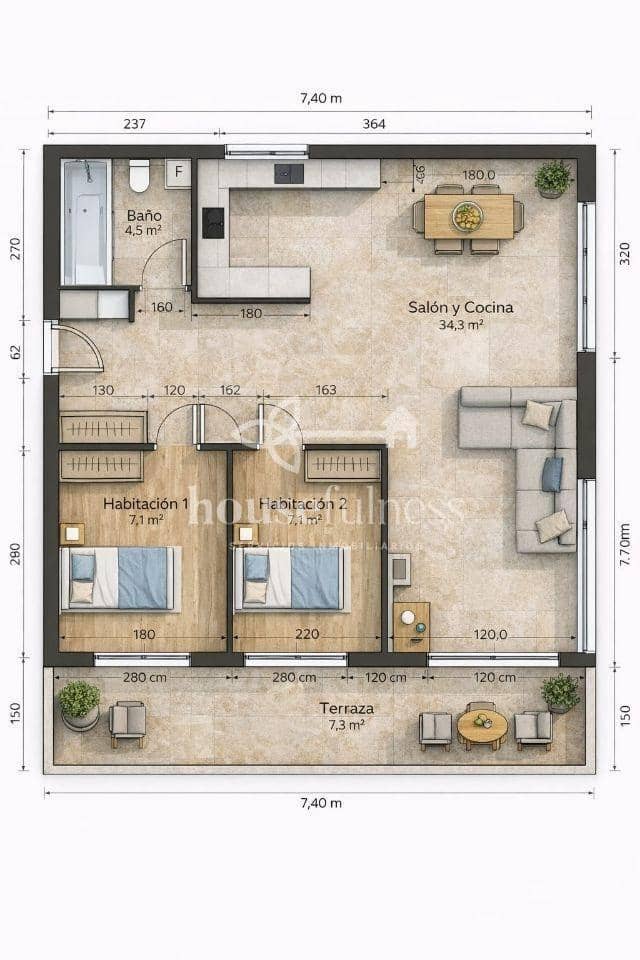 2 chambre Appartement à vendre à Ferrol - 150 000 € (Ref: 9780172)