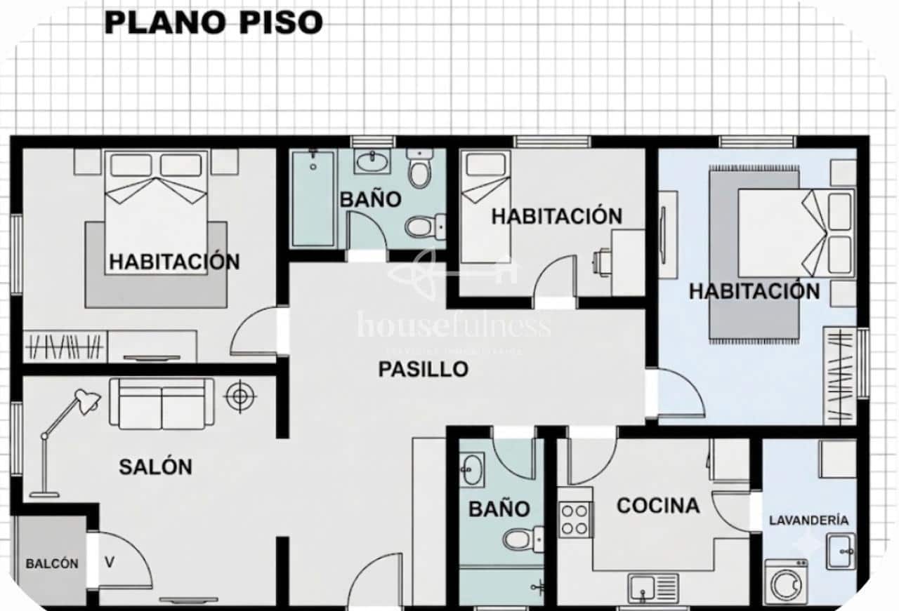 3 soveværelse Lejlighed til salg i Mugardos - € 120.000 (Ref: 9939381)