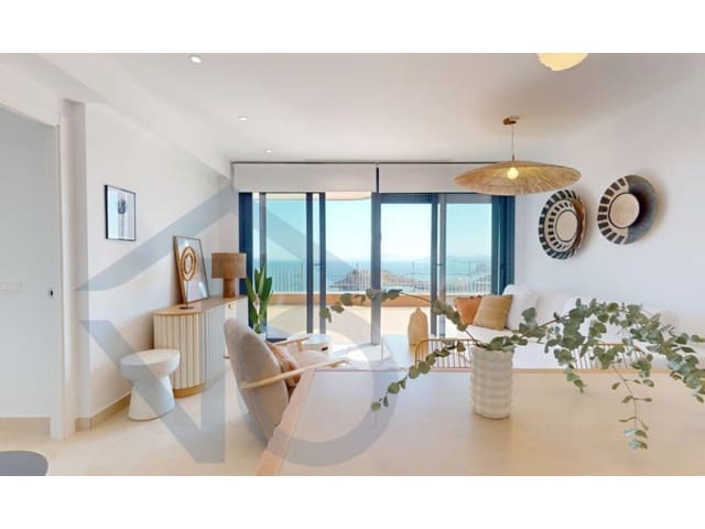 Apartamento de 2 habitaciones en Los Collados - Los Geraneos, Aguilas en venta con piscina garaje - 298.000 € (Ref: 6950112)