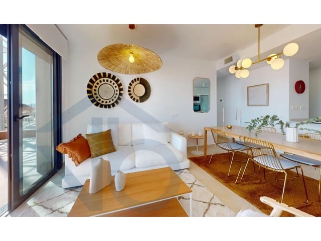 Apartamento de 2 habitaciones en Los Collados - Los Geraneos, Aguilas en venta con piscina garaje - 298.000 € (Ref: 6950112)