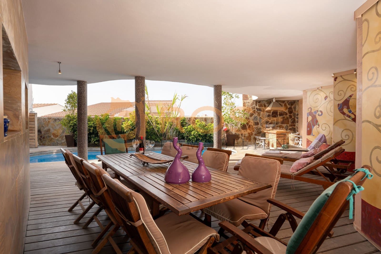 5 sypialnia Willa na sprzedaż w Playa del Ingles z basenem garażem - 1 350 000 € (Ref: 9000535)