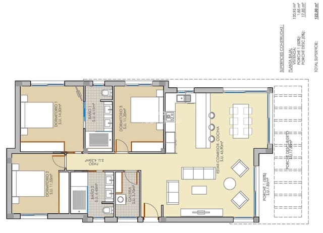 3 bedroom Villa for sale in Los Montesinos with pool garage - € 363,900 (Ref: 7060270)