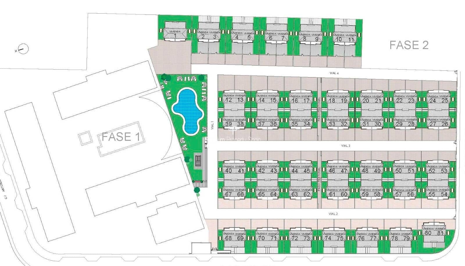 3 quarto Casa em Banda para venda em Gran Alacant com piscina garagem - 350 000 € (Ref: 7192380)