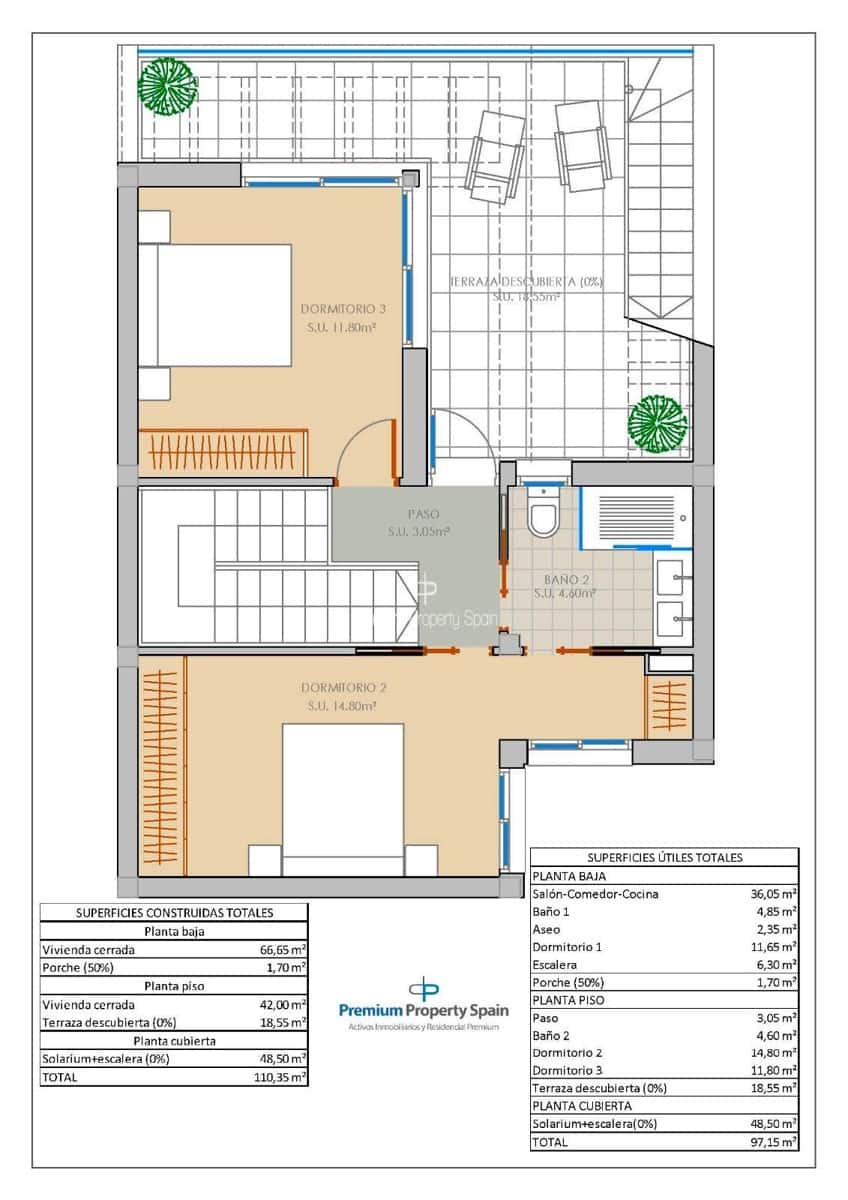 3 quarto Casa em Banda para venda em Rojales com piscina garagem - 328 900 € (Ref: 7222615)