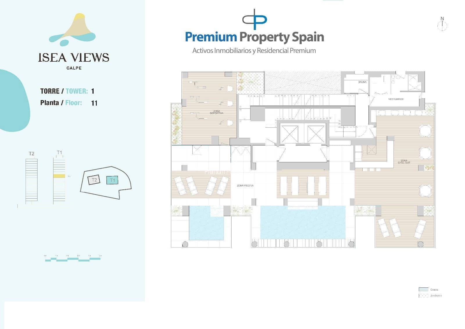 3 makuuhuone Asunto myytävänä paikassa Calpe / Calp mukana uima-altaan 
autotalli - 795 000 € (Ref: 7892204)