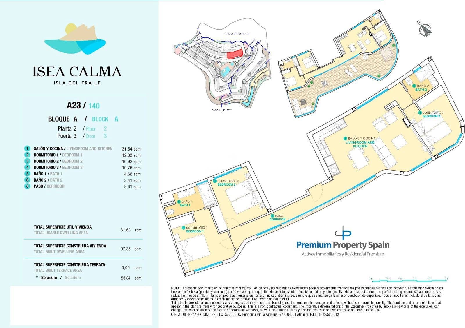 Piso de 3 habitaciones en Aguilas en venta con piscina garaje - 355.000 € (Ref: 7892208)